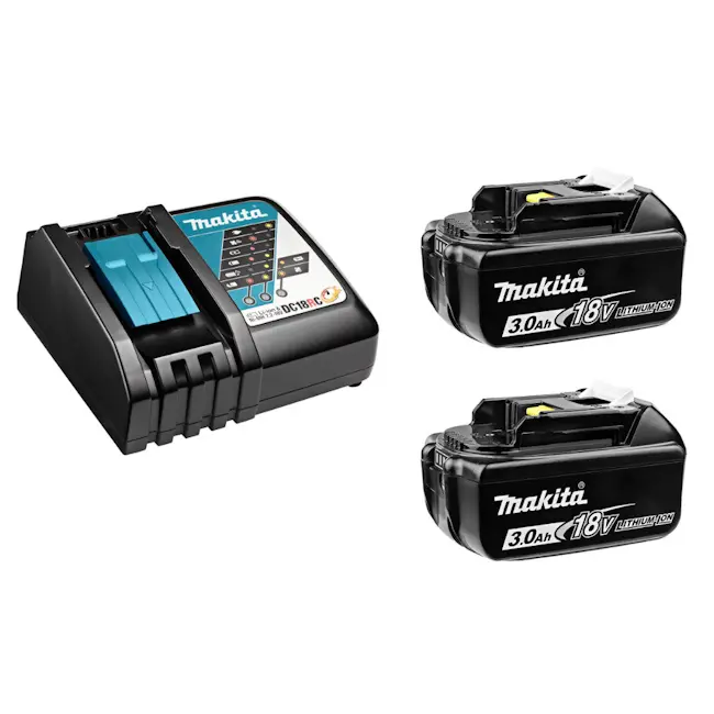 Makita set 2 x baterija 3Ah i brzi punjač BL1830BX2+DC18RC Makita set 2 x baterija 3Ah i brzi punjač BL1830BX2+DC18RC