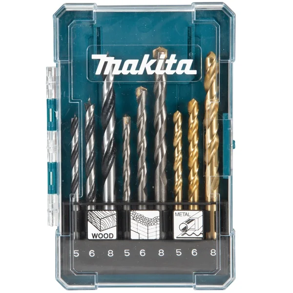 Makita 9-delni komplet burgija za različite namene D-71962