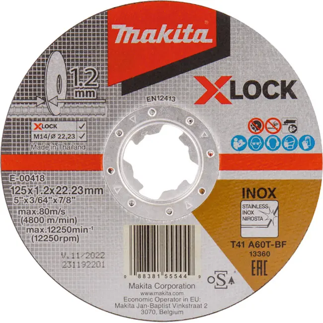 Makita tanak disk za odsecanje X-LOCK E-00418