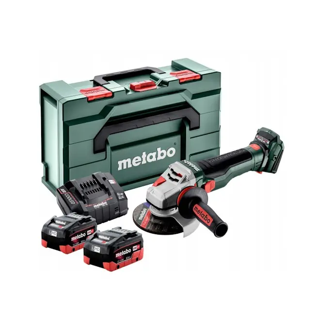 Metabo akumulatorska ugaona brusilica WVB 18 LTX BL 15-125 Quick 18V 2x5.5Ah LiHD 601731660