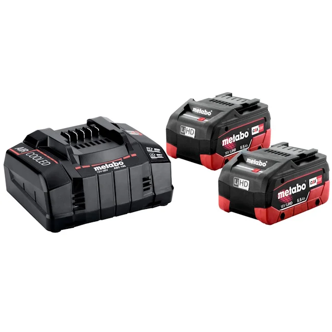 Metabo Basic Set baterija 2x5.5Ah 18V brzi punjač ASC 145 685122000 Metabo Basic Set baterija 2x5.5Ah 18V brzi punjač ASC 145 685122000