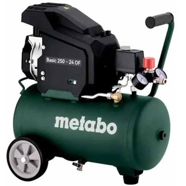 Metabo kompresor Basic 250-24 OF 1,5 kW, 24 l, 8 bar, bezuljni – 601523000