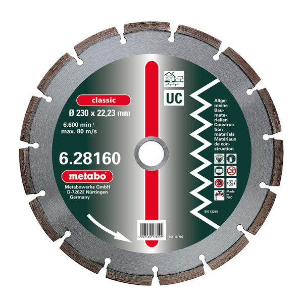 Metabo dijamantski disk DIA - TS ø125 x 2,15 x 22,23 mm 628157000