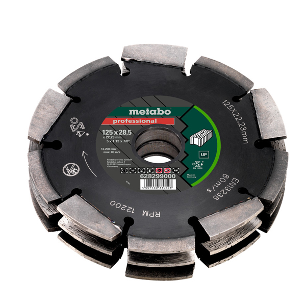 Metabo dijamantski disk DIA - CD3 vodoinstalaterski ø125 x 22.23 x 28.5 mm 628299000