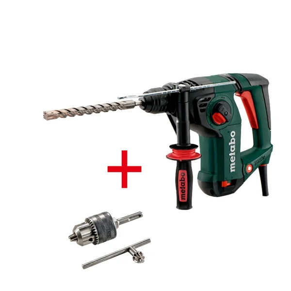 Metabo SDS+ kombičekić KHE 3250 + Stezna glava na ključ za burgije sa cilindričnom drškom 600637001 Metabo SDS+ kombičekić KHE 3250 + Stezna glava na ključ za burgije sa cilindričnom drškom 600637001