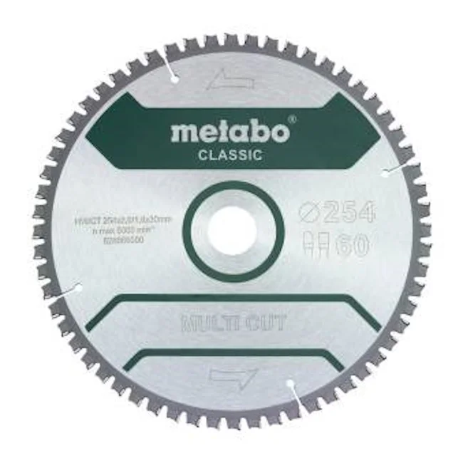 Metabo list kružne testere Classic 254x1.8x30mm 60 zuba 628285000 Metabo list kružne testere Classic 254x1.8x30mm 60 zuba 628285000