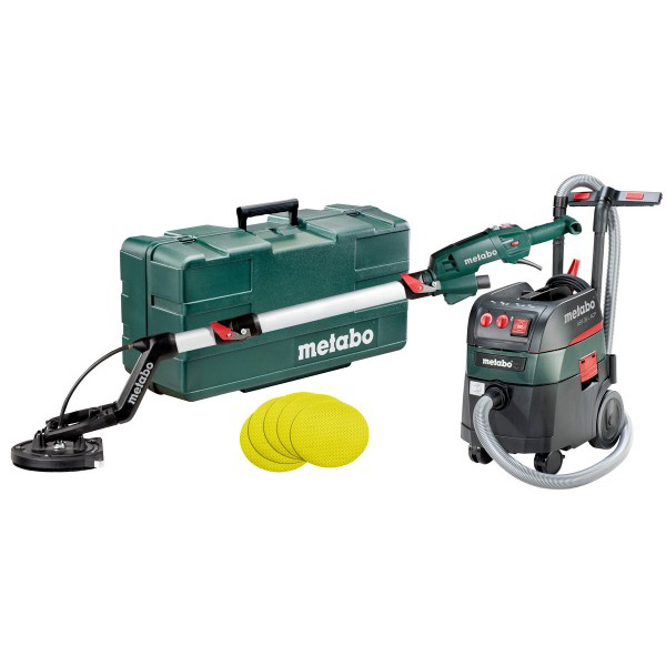 Metabo rotaciona brusilica sa produženim vratom  LSV 5-225 + usisivač ASR 35 L ACP + 25 brusnih papira 690886000