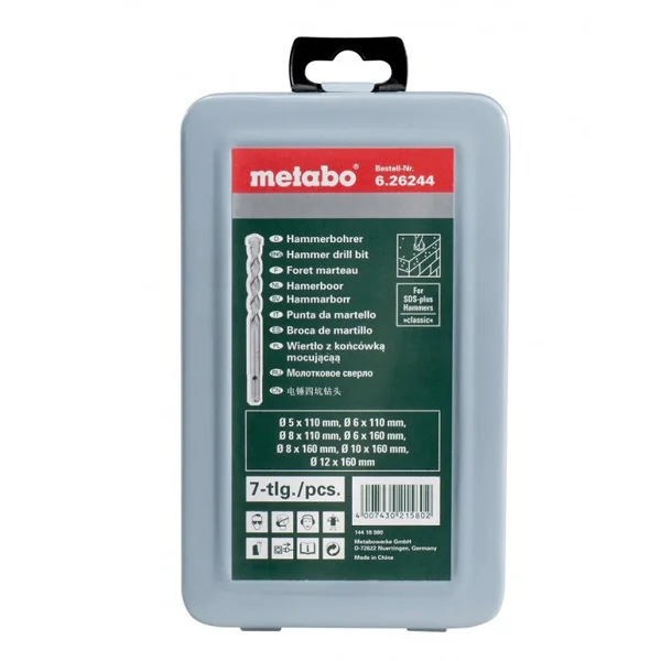 Metabo set 7 komada SDS Plus Classic burgija za beton kamen 626244000