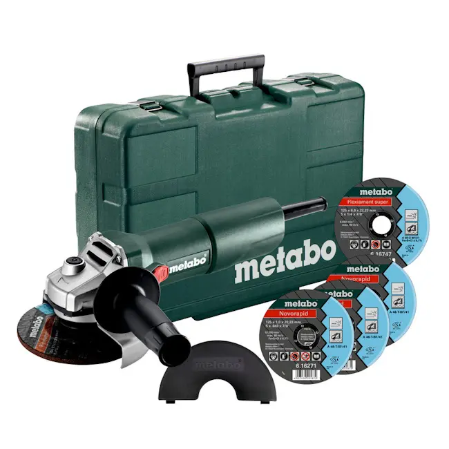Metabo ugaona brusilica 750W 125mm + pribor u koferu 603605680 