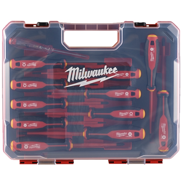 Milwaukee set izolovanih VDE odvijača Tri-Lobe 1000V 12/1 4932479095 