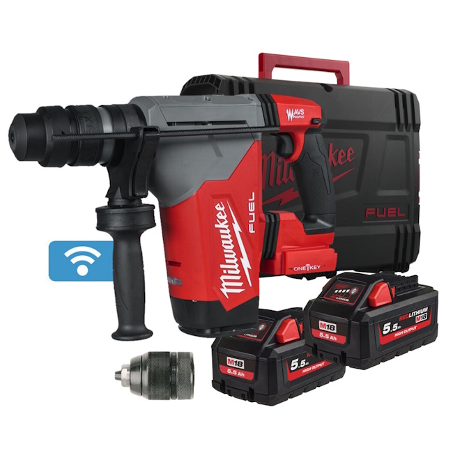 Milwaukee aku čekić bušilica SDS+ 18V 5.5Ah M18 ONEFHPX-552X 4933478496 Milwaukee aku čekić bušilica SDS+ 18V 5.5Ah M18 ONEFHPX-552X 4933478496