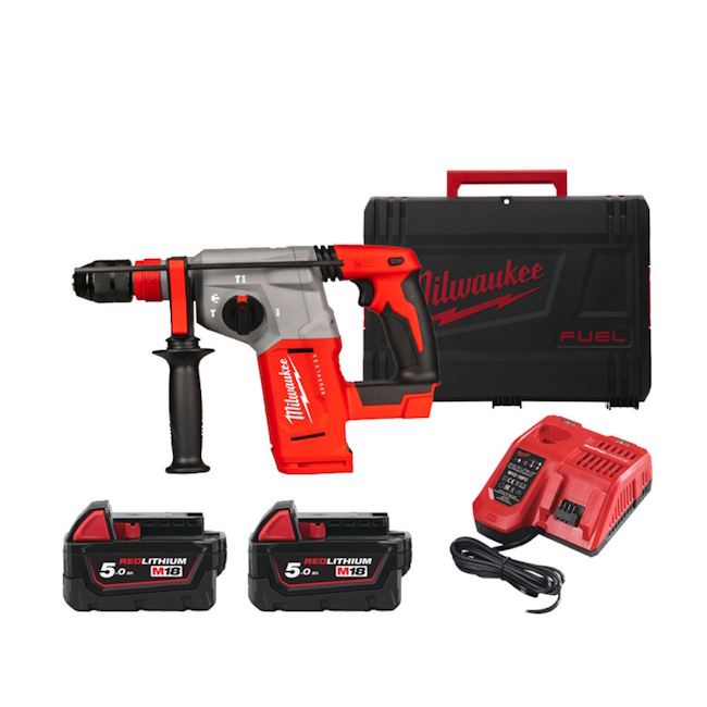 Milwaukee aku čekić bušilica SDS+ 18V 5Ah M18 BLHX-502X 4933478892 Milwaukee aku čekić bušilica SDS+ 18V 5Ah M18 BLHX-502X 4933478892