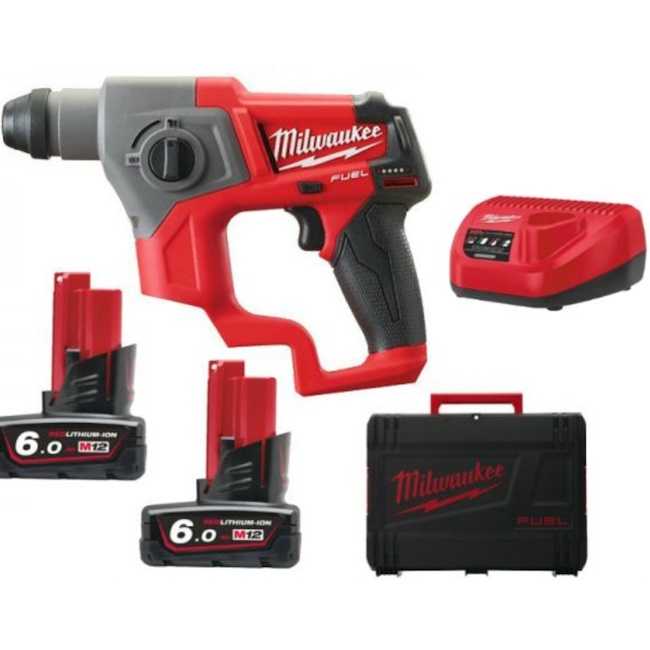 Milwaukee akumulatorska udarna bušilica 12V 6Ah - M12 CH-602X 4933451510 Milwaukee akumulatorska udarna bušilica 12V 6Ah - M12 CH-602X 4933451510