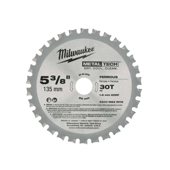 Milwaukee list testere 135x20 30T 48404070 Milwaukee list testere 135x20 30T 48404070