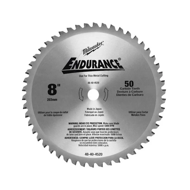 Milwaukee list testere 203x15.87mm 50T 48404520 Milwaukee list testere 203x15.87mm 50T 48404520