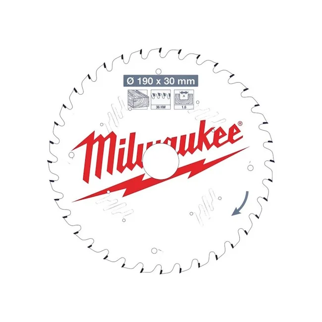 Milwaukee list testere za drvo 190x30mm 36T 4932471301 Milwaukee list testere za drvo 190x30mm 36T 4932471301
