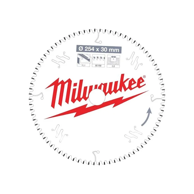 Milwaukee list testere za aluminijum 254x30mm 80Z 4932471318 Milwaukee list testere za aluminijum 254x30mm 80Z 4932471318
