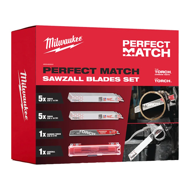 Milwaukee set sečiva za testere Perfect Match 12/1 4932492653 Milwaukee set sečiva za testere Perfect Match 12/1 4932492653