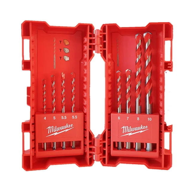 Milwaukee Vidija burgije za beton 4-10mm 8/1 4932471193 Milwaukee Vidija burgije za beton 4-10mm 8/1 4932471193