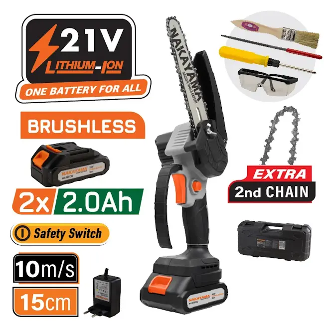 Nakayama aku mini testera 21V 15cm 2x2Ah baterije EC1050 Nakayama aku mini testera 21V 15cm 2x2Ah baterije EC1050