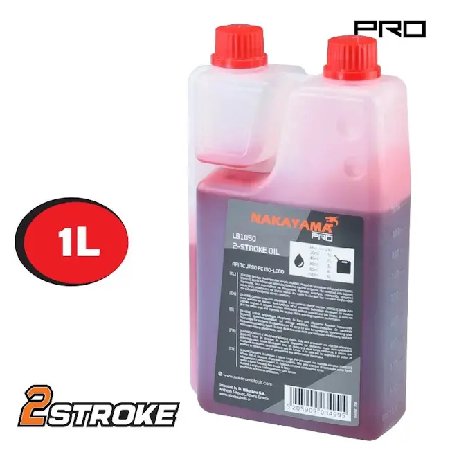 Nakayama Pro ulje (pre-mix) za 2-taktne motore 1L LB1050 Nakayama Pro ulje (pre-mix) za 2-taktne motore 1L LB1050