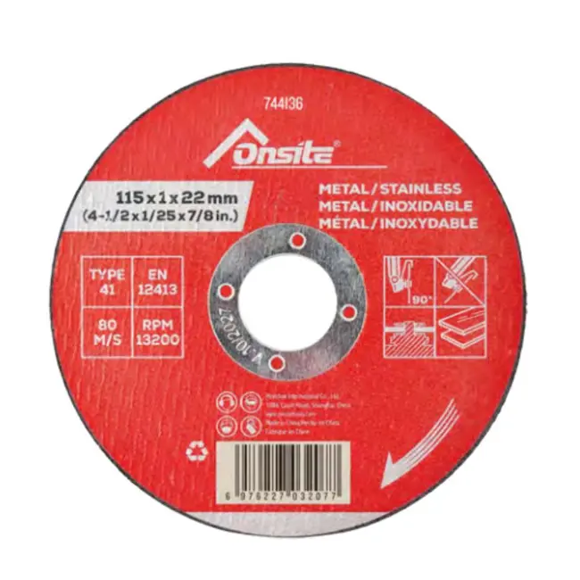 Onsite rezna ploča metal/inox Ø115mm set 50/1 744136.50 Onsite rezna ploča metal/inox Ø115mm set 50/1 744136.50