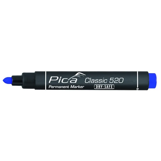Pica permanent marker Classic plavi okrugli set 5/1 PC520/41