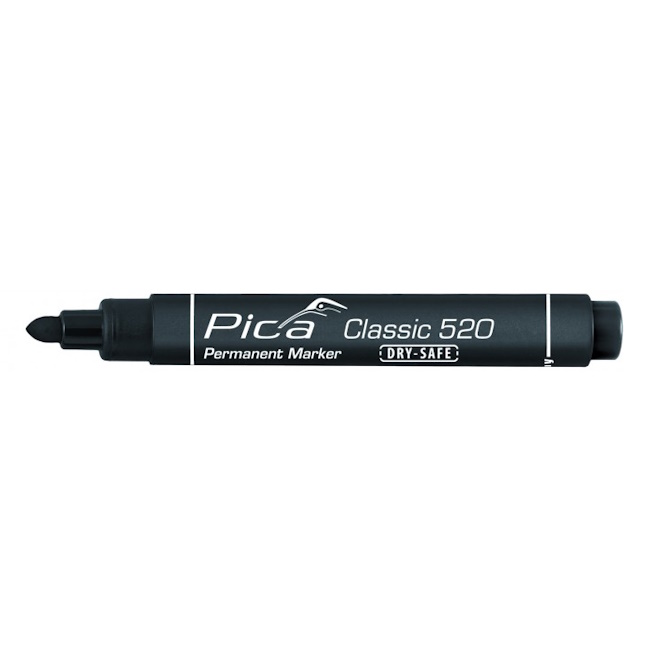 Pica permanent marker Classic crni okrugli set 5/1 PC520/46 Pica permanent marker Classic crni okrugli set 5/1 PC520/46