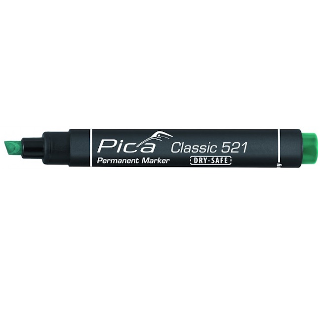 Pica permanent marker Classic zeleni kosi set 5/1 PC521/36 Pica permanent marker Classic zeleni kosi set 5/1 PC521/36