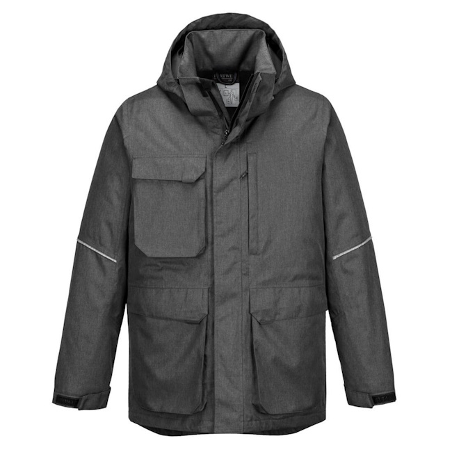 Portwest Parka zaštitna jakna melirana siva KX360 Portwest Parka zaštitna jakna melirana siva KX360