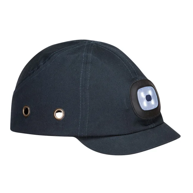 Portwest kapa bump sa USB punjivom LED lampom PW29NAR