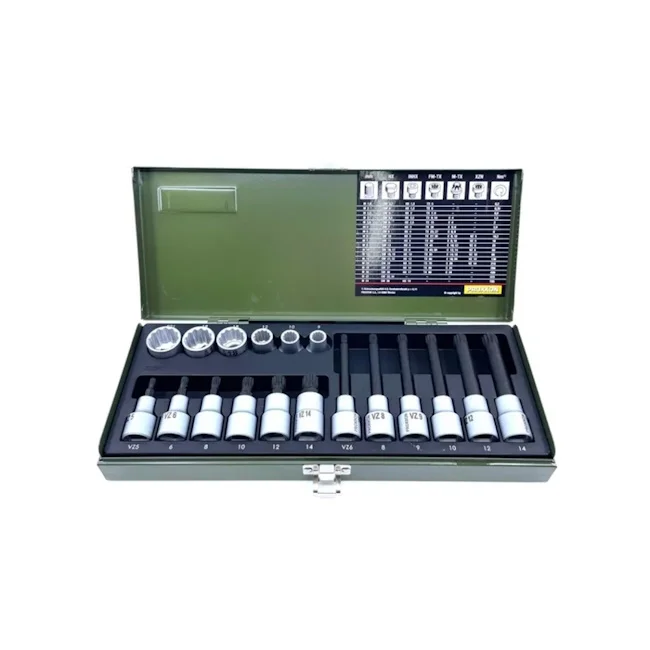 Proxxon garnitura nasadnih 12-ugaonih ključeva 18/1 P23296