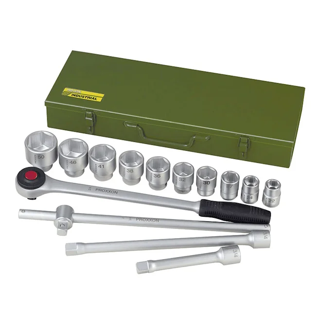 Proxxon garnitura nasadnih ključeva 3/4 Proxxon garnitura nasadnih ključeva 3/4