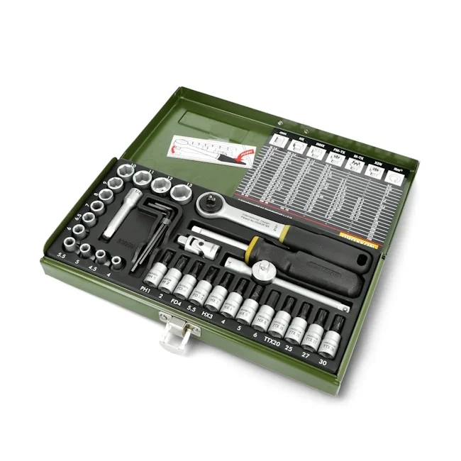 Proxxon garnitura gedora 1/4” 4–13mm + inbus ključevi 36/1 P23080 Proxxon garnitura gedora 1/4” 4–13mm + inbus ključevi 36/1 P23080