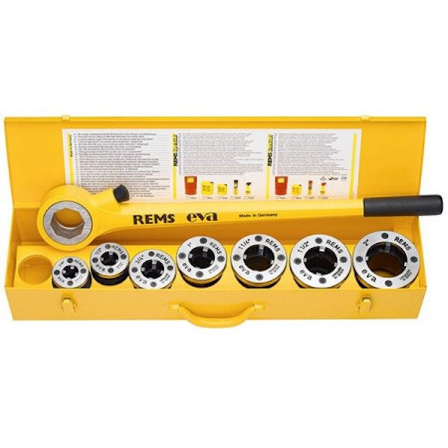 Rems komplet za narezivanje cevi Eva R 1/2-2
