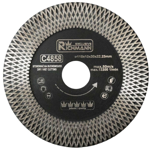 Richmann dijamantski disk za sečenje i gerovanje 115x1.9mm C4858