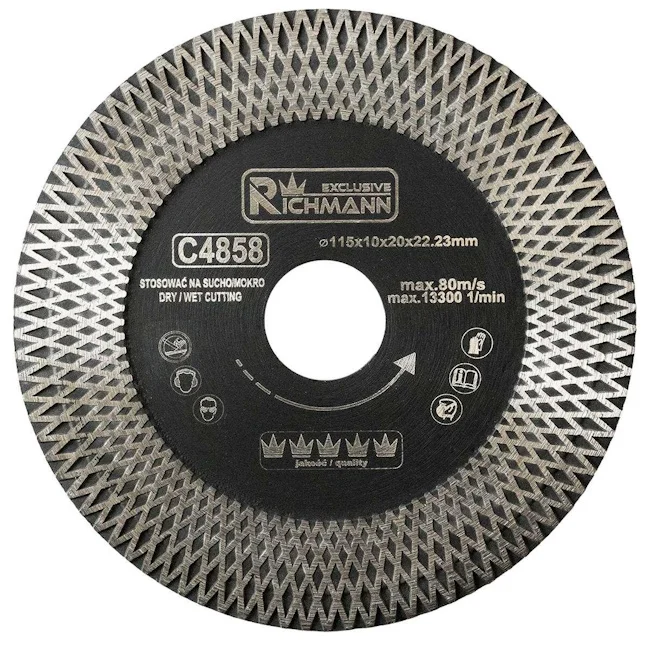 Richmann dijamantski disk za sečenje i gerovanje 115x1.9mm C4858 Richmann dijamantski disk za sečenje i gerovanje 115x1.9mm C4858