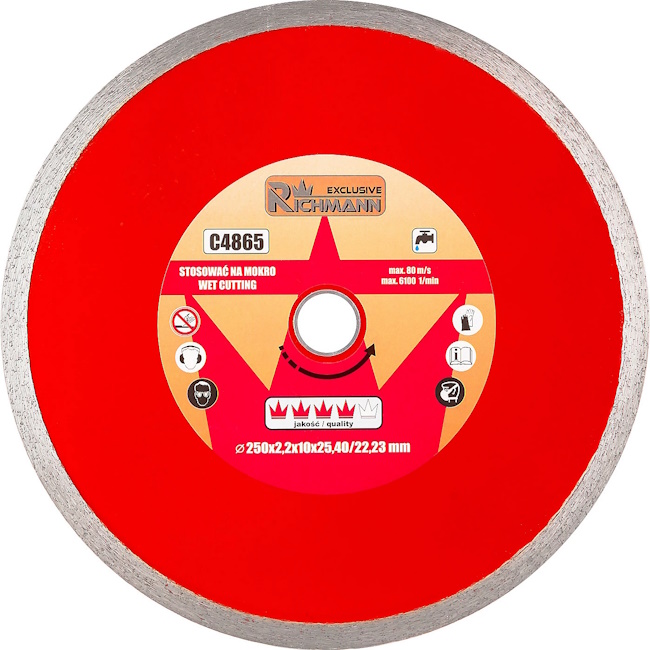 Richmann dijamantski disk THIN 250x2.2x25.4/22.2mm Richmann dijamantski disk THIN 250x2.2x25.4/22.2mm