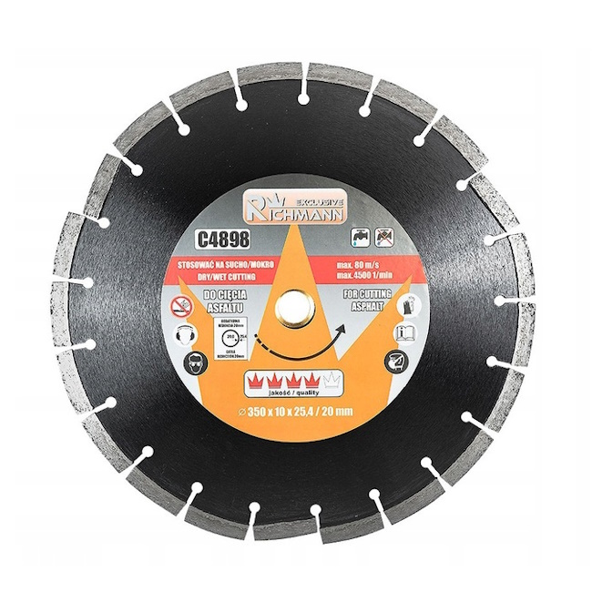 Richmann dijamantski disk za asfalt 350x25.4mm C4898 Richmann dijamantski disk za asfalt 350x25.4mm C4898