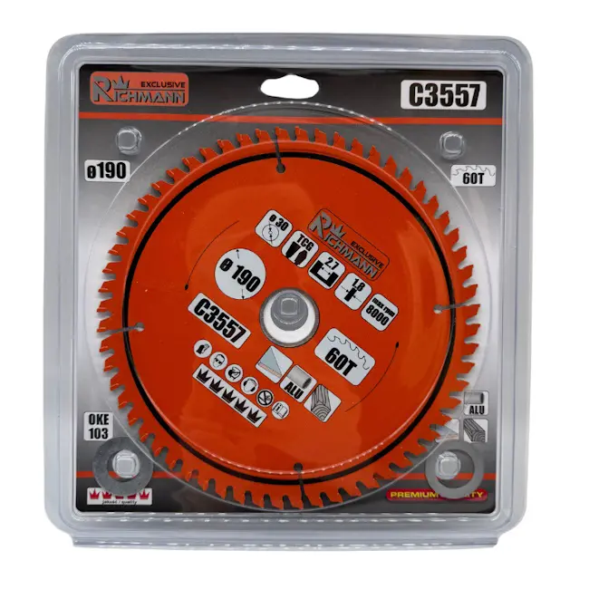 Richmann TCT list cirkulara 190x30mm 60 zuba C3557 Richmann TCT list cirkulara 190x30mm 60 zuba C3557
