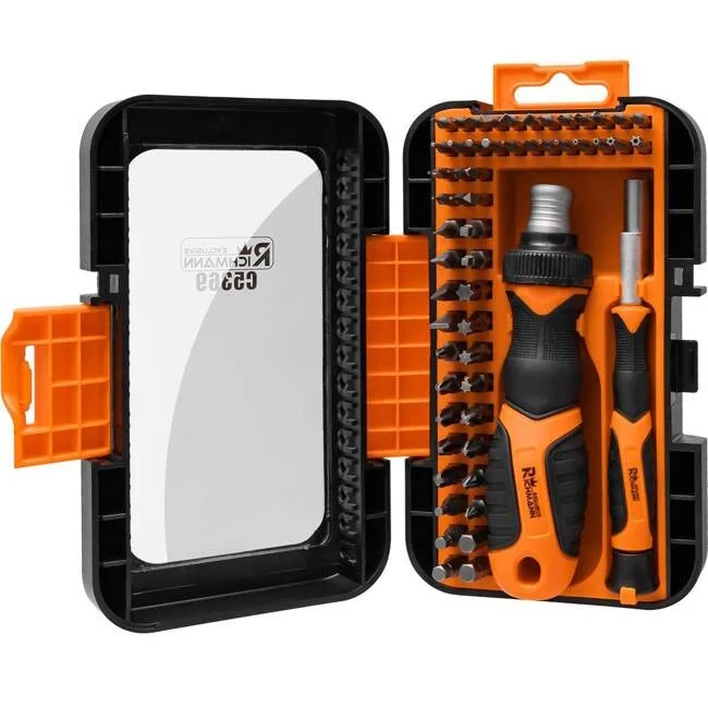 Richmann set odvijač sa čegrtaljkom + bitovi 57 komada S2 C5369 Richmann set odvijač sa čegrtaljkom + bitovi 57 komada S2 C5369