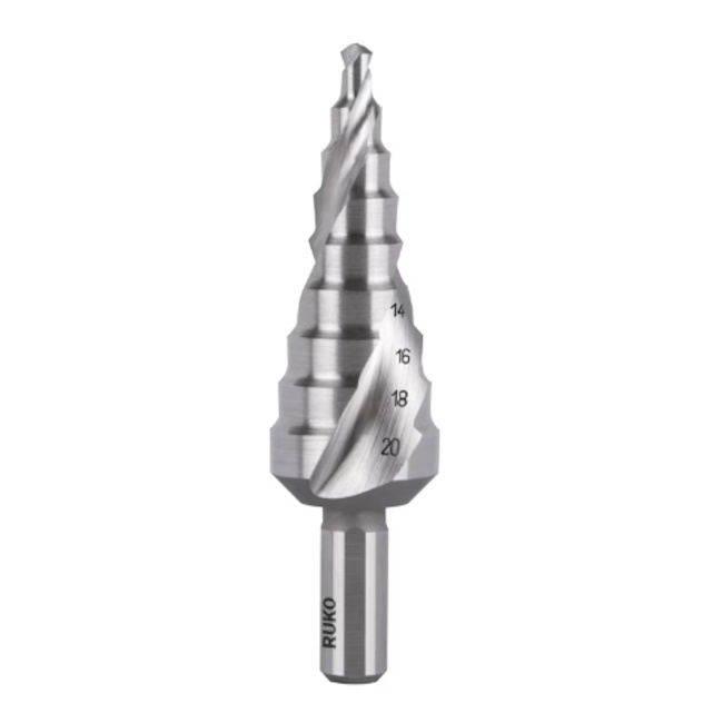 Ruko stepenasta burgija HSSE-Co 5 4-20/2mm 101051-1 Ruko stepenasta burgija HSSE-Co 5 4-20/2mm 101051-1