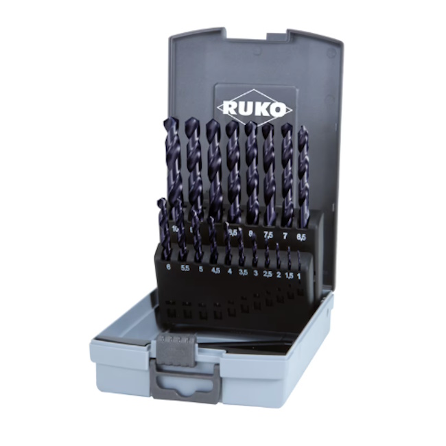 Ruko garnitura burgija HSSE-Co 5 1-10 19/1 215214-2 Ruko garnitura burgija HSSE-Co 5 1-10 19/1 215214-2