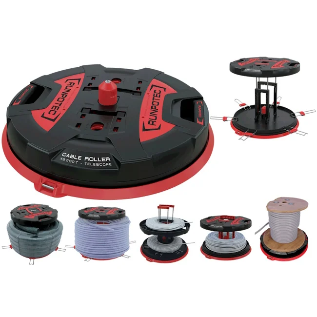 Runpotec XB500T alat za razmotavanje kablova teleskopski produžetak 10187