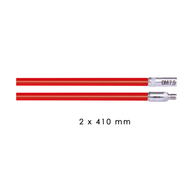Runpotec RUNPOSTICKS Set 2x Crveni štap Ø7.5mm-410mm+410mm 20881 Runpotec RUNPOSTICKS Set 2x Crveni štap Ø7.5mm-410mm+410mm 20881