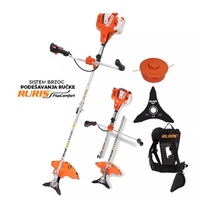 Ruris trimer za travu benzinski 2.4 HP RR362 Ruris trimer za travu benzinski 2.4 HP RR362