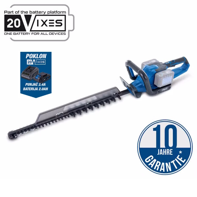 Scheppach aku makaze za živu ogradu Brushless IXES Solo BC-HT720-X + set punjač 2.4A i baterija 2.0Ah Scheppach aku makaze za živu ogradu Brushless IXES Solo BC-HT720-X + set punjač 2.4A i baterija 2.0Ah