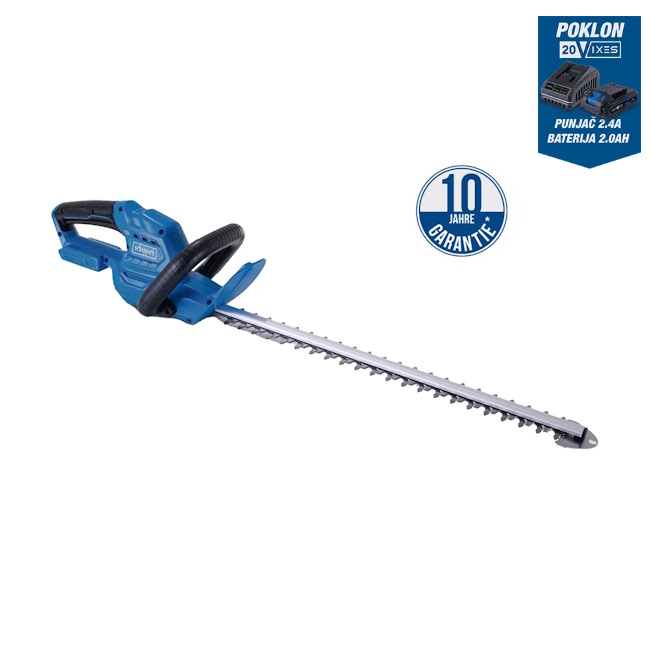 Scheppach aku makaze za živu ogradu IXES Solo C-HT570-X + set punjač 2.4A i baterija 2.0Ah Scheppach aku makaze za živu ogradu IXES Solo C-HT570-X + set punjač 2.4A i baterija 2.0Ah
