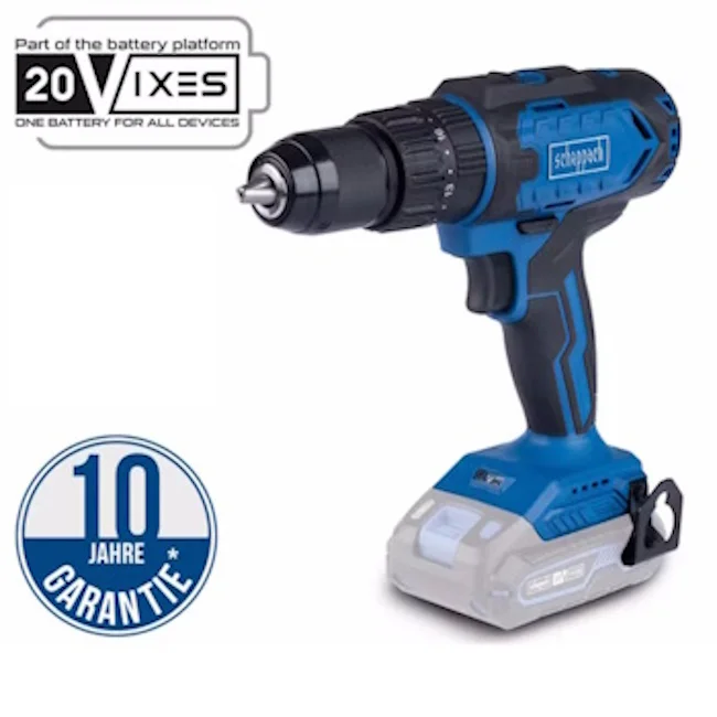 Scheppach aku udarna bušilica/odvijač IXES C-CD45-X + set punjač 2.4A i baterija 4.0Ah Scheppach aku udarna bušilica/odvijač IXES C-CD45-X + set punjač 2.4A i baterija 4.0Ah