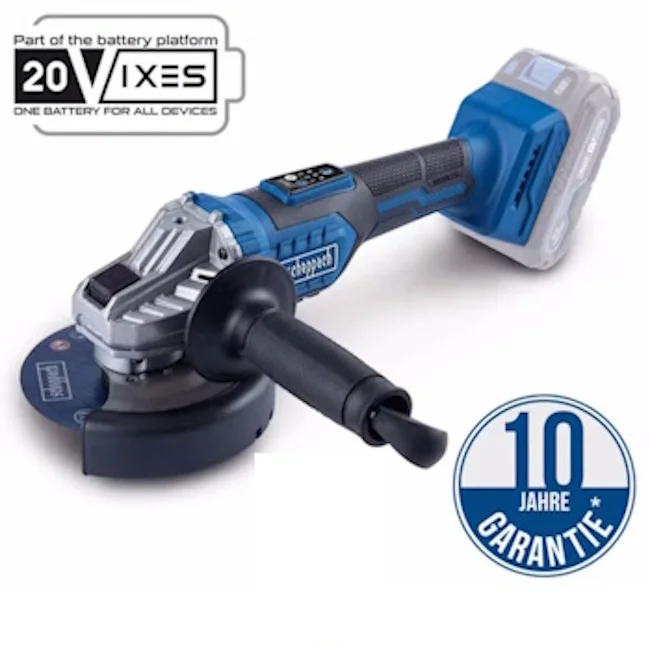 Scheppach aku ugaona brusilica Brushless IXES BC-AG125-X + set punjač 2.4A i baterija 4.0Ah Scheppach aku ugaona brusilica Brushless IXES BC-AG125-X + set punjač 2.4A i baterija 4.0Ah